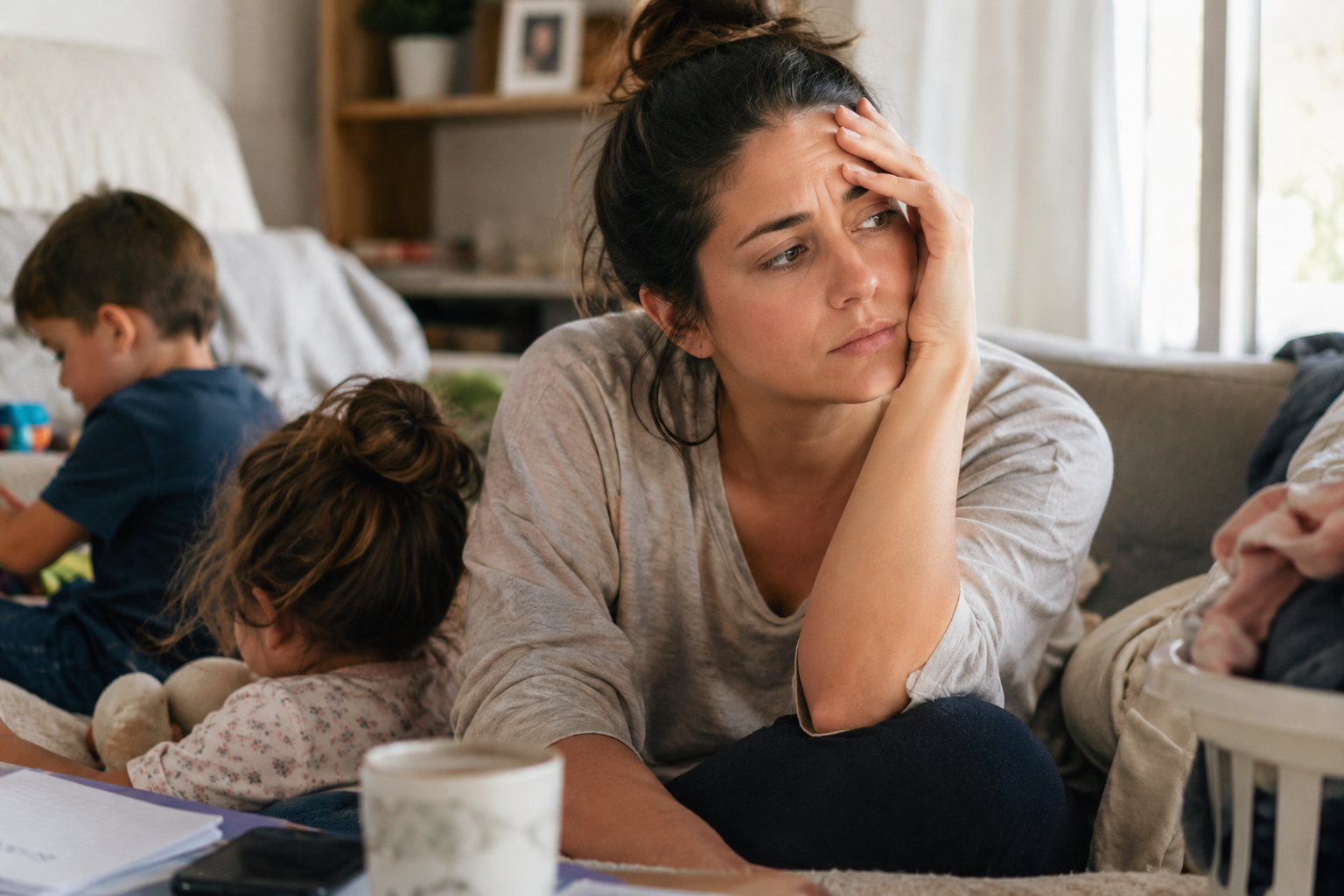 Saúde Mental da Mulher: os Sinais de Esgotamento do Burnout Materno que Ninguém Te Conta
